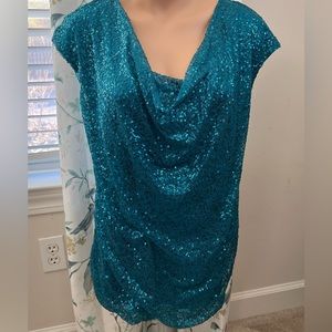 Ann Taylor Sequin Top